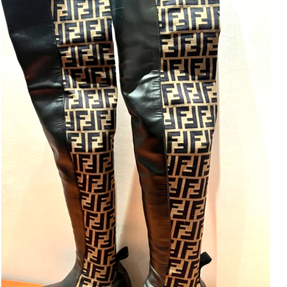 Fendi Over the Knee Riding Boots. Excellent Condition